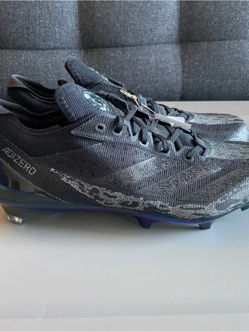 Adidas Electric Speed Juice Core Black Carbon Football Cleats Men's New - Picture 4 of 7